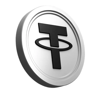 Gráfico de la moneda Tether USDT en sección informativa de la plataforma